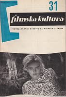 FILMSKA KULTURA magazine side cover Issue 31   1962