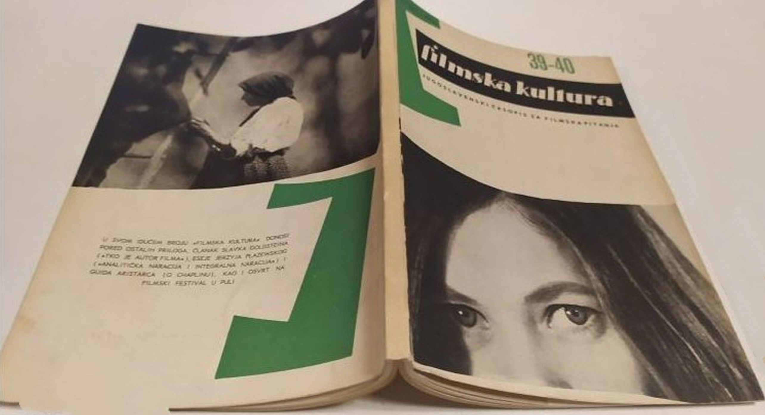 FILMSKA KULTURA magazine side cover Issue 39-40   1964