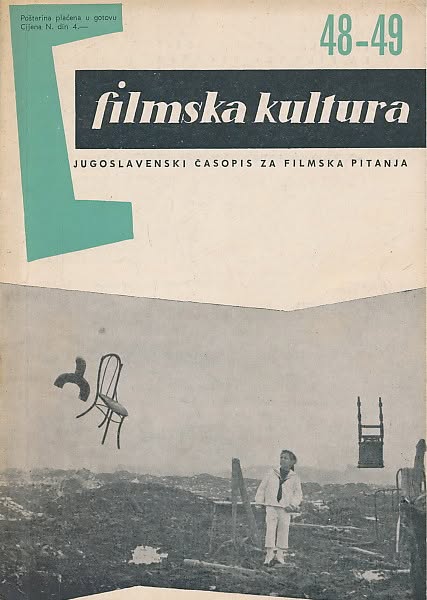 FILMSKA KULTURA magazine side cover Issue 48-49   1966