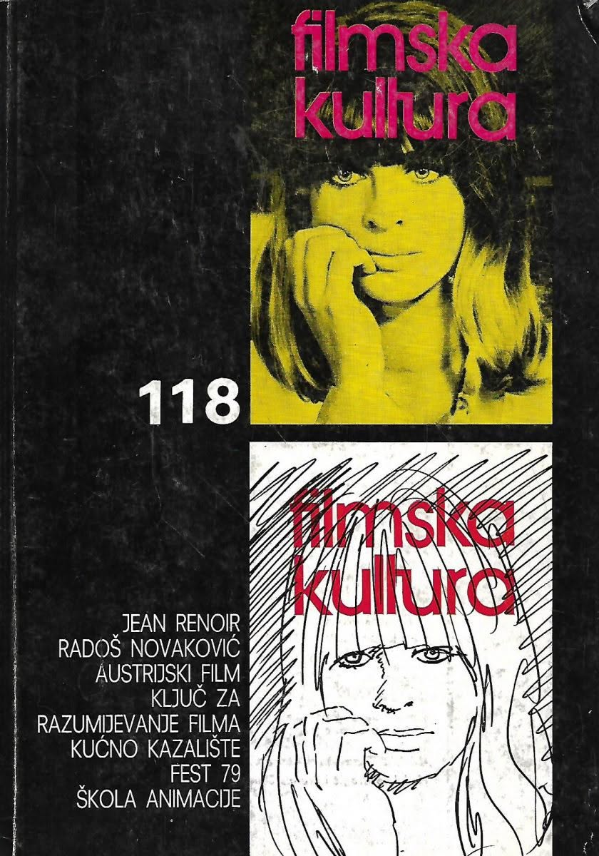 FILMSKA KULTURA magazine side cover Issue 118   1979