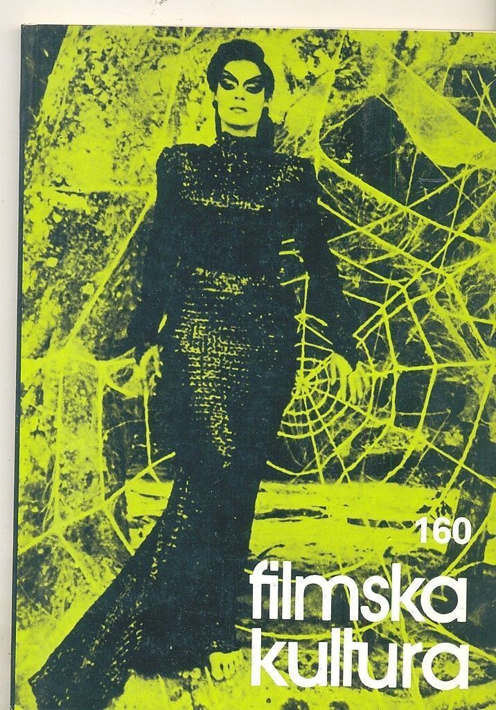 FILMSKA KULTURA magazine side cover Issue 160  1986