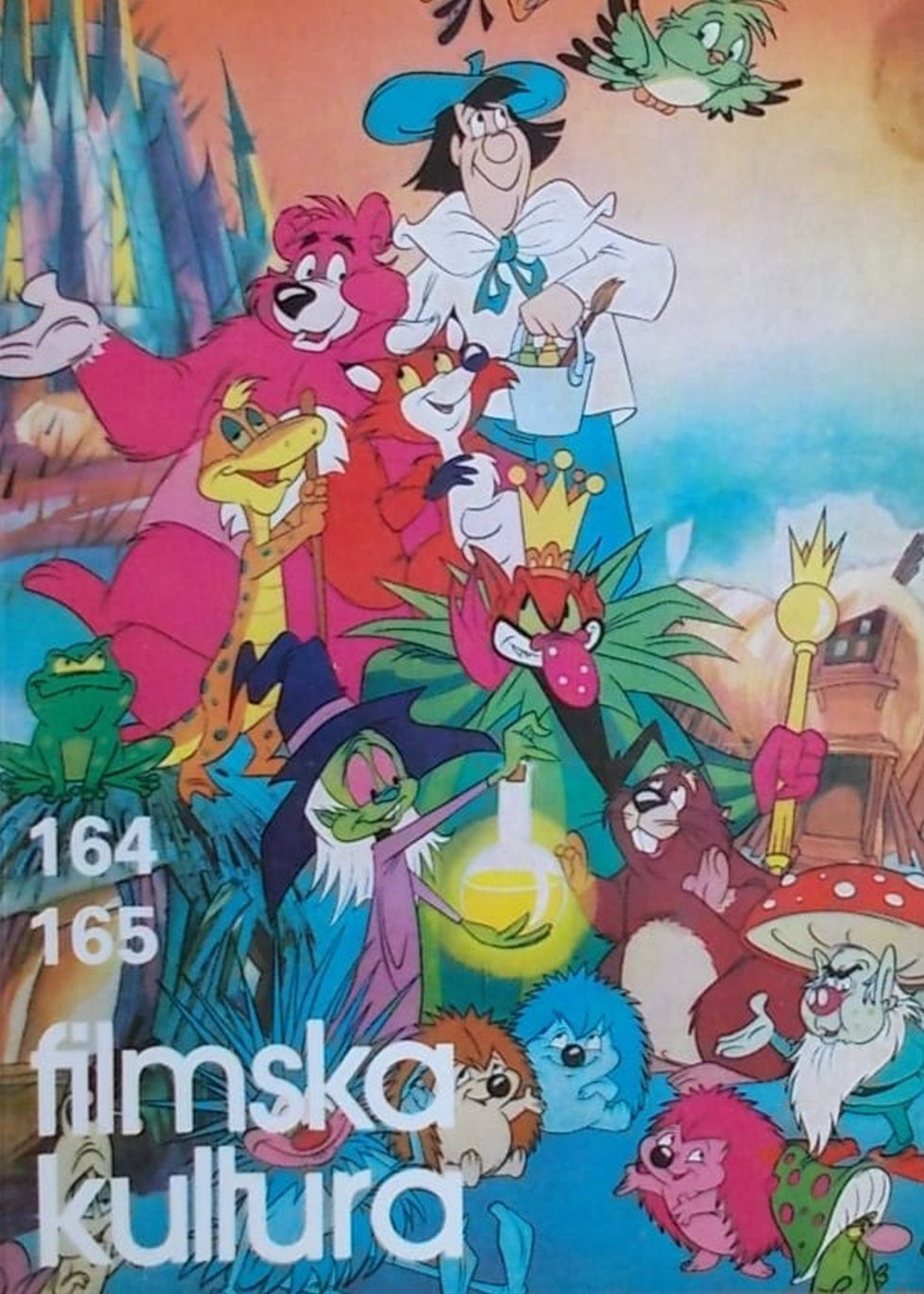 FILMSKA KULTURA magazine side cover Issue 164-165   1987