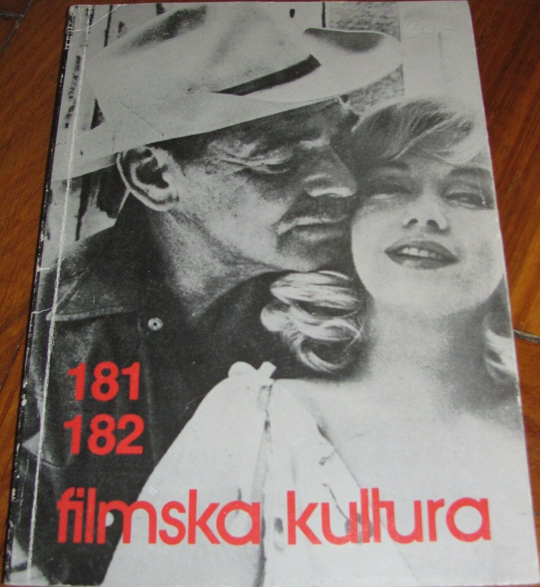 FILMSKA KULTURA magazine side cover Issue 181-182  May 1990