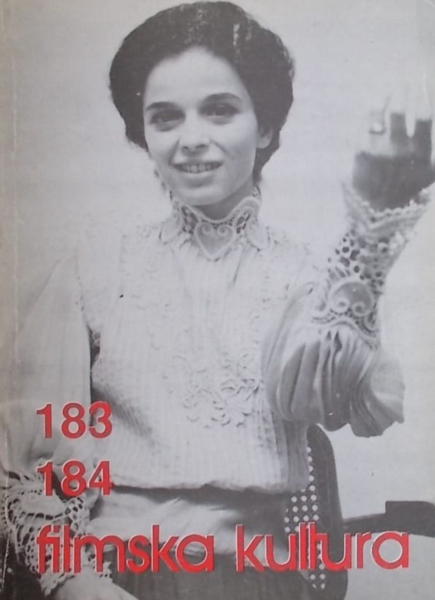 FILMSKA KULTURA magazine side cover Issue 183-184   1990