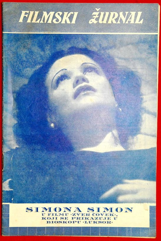 FILMSKI ZURNAL magazine side cover Issue 16 16 February 1939