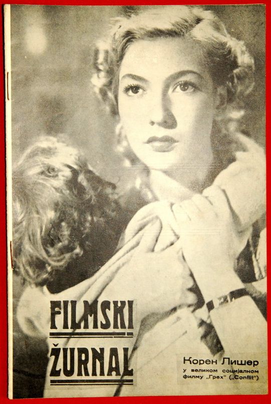 FILMSKI ZURNAL magazine side cover Issue 17 23 February 1939