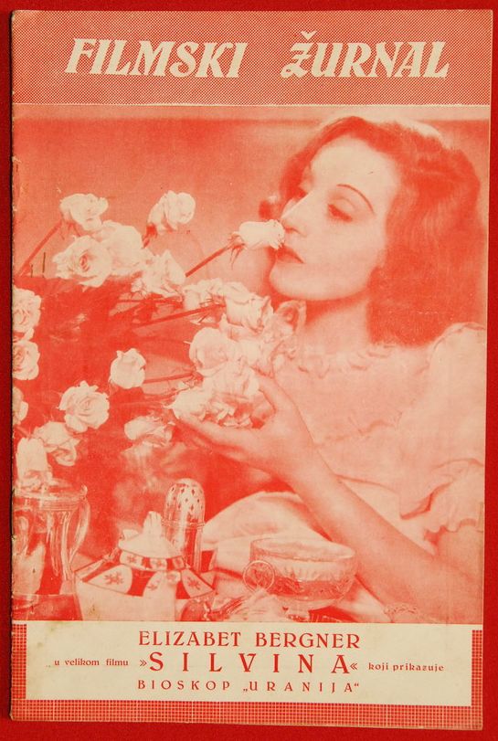 FILMSKI ZURNAL magazine side cover Issue 21 23 March 1939