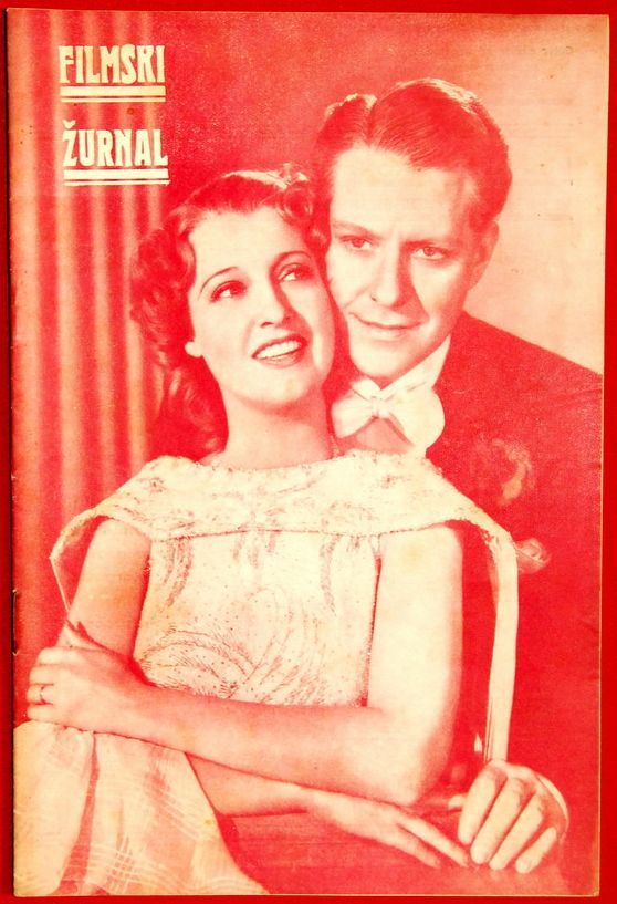 FILMSKI ZURNAL magazine side cover Issue 23 6 April 1939