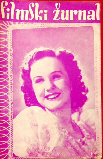 FILMSKI ZURNAL magazine side cover Issue 26 27 April 1939