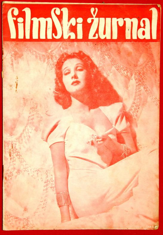 FILMSKI ZURNAL magazine side cover Issue 27 4 May 1939