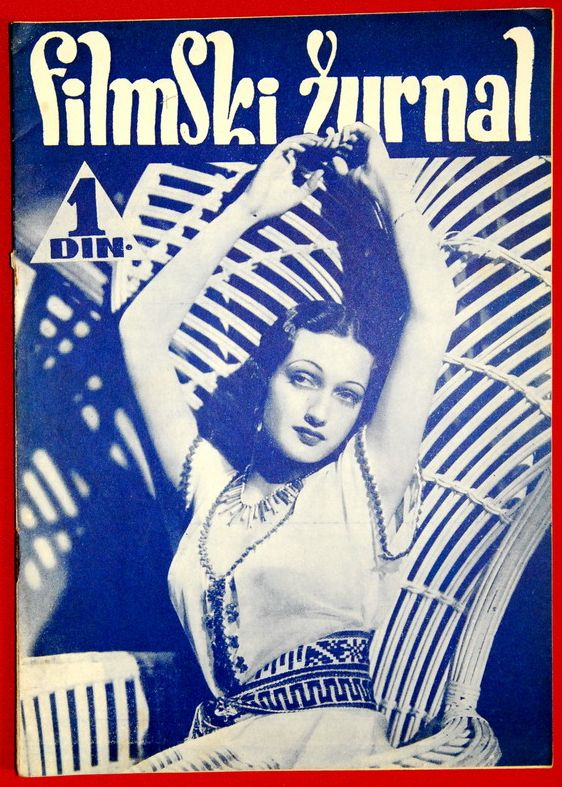 FILMSKI ZURNAL magazine side cover Issue 31 2 June 1939
