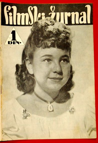 FILMSKI ZURNAL magazine side cover Issue 38 21 July 1939