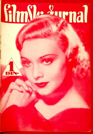 FILMSKI ZURNAL magazine side cover Issue 39 28 July 1939