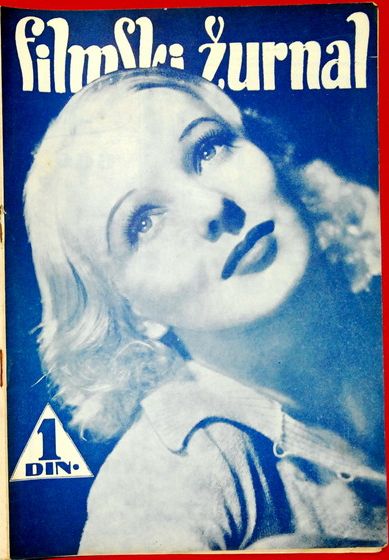 FILMSKI ZURNAL magazine side cover Issue 40 4 August 1939