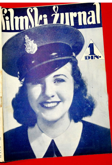 FILMSKI ZURNAL magazine side cover Issue 42 18 August 1939