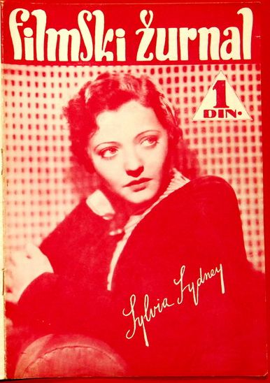 FILMSKI ZURNAL magazine side cover Issue 44 1 September 1939