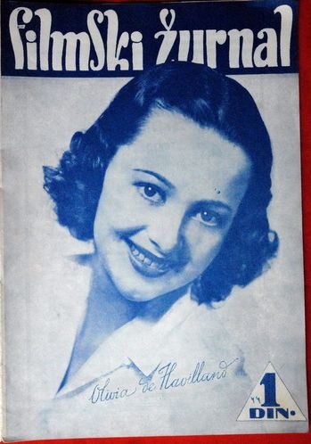 FILMSKI ZURNAL magazine side cover Issue 47 22 September 1939