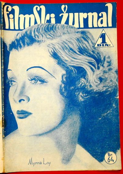 FILMSKI ZURNAL magazine side cover Issue 64 9 February 1940