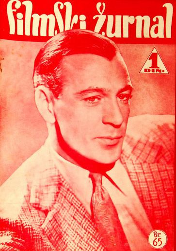 FILMSKI ZURNAL magazine side cover Issue 65 16 February 1940