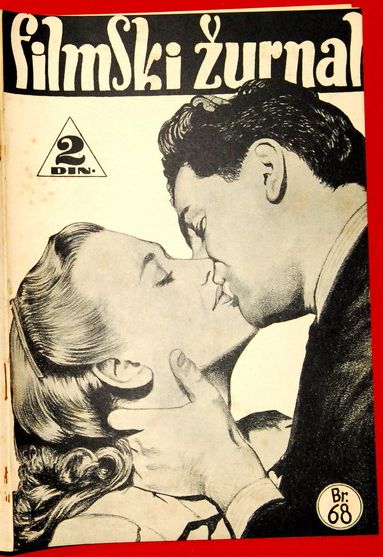 FILMSKI ZURNAL magazine side cover Issue 68 8 March 1940