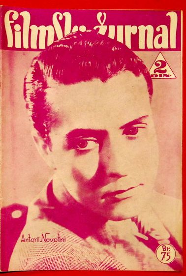 FILMSKI ZURNAL magazine side cover Issue 75 26 April 1940