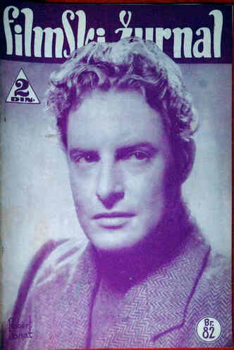FILMSKI ZURNAL magazine side cover Issue 82 14 June 1940