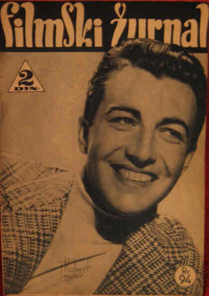 FILMSKI ZURNAL magazine side cover Issue 94 6 September 1940
