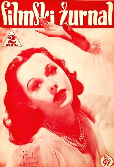 FILMSKI ZURNAL magazine side cover Issue 97 27 September 1940