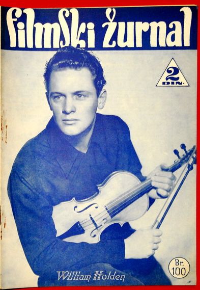 FILMSKI ZURNAL magazine side cover Issue 100 18 October 1940