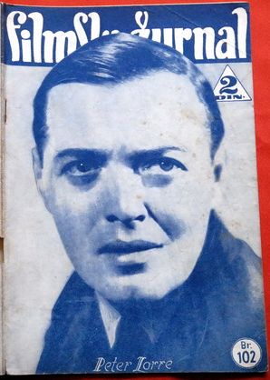 FILMSKI ZURNAL magazine side cover Issue 102 1 November 1940