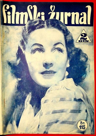 FILMSKI ZURNAL magazine side cover Issue 115 31 January 1941
