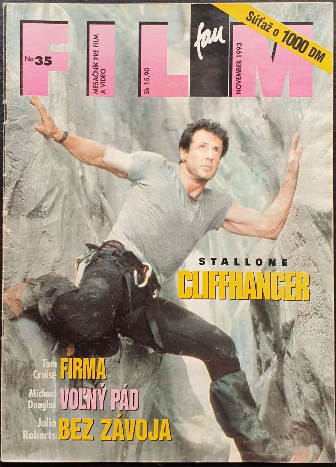 FILM (Slovakia) magazine side cover Issue 35   1993
