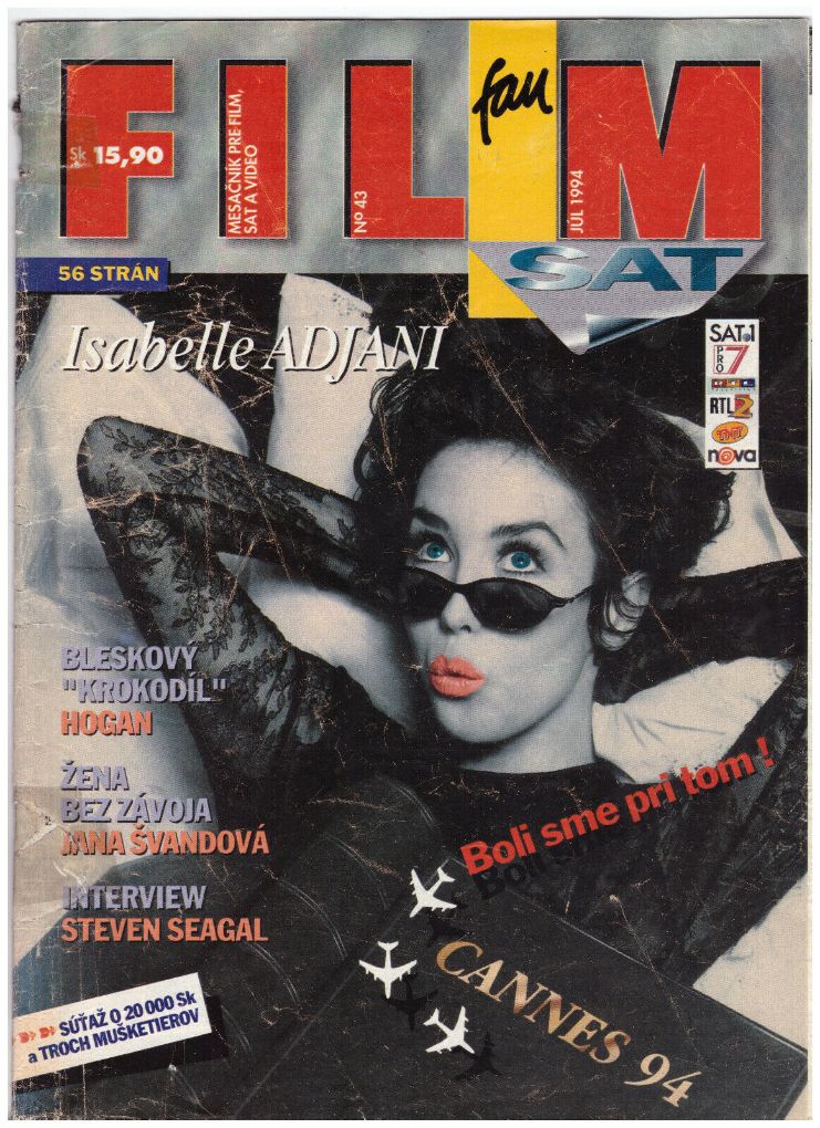 FILM (Slovakia) magazine side cover Issue 43  July 1994