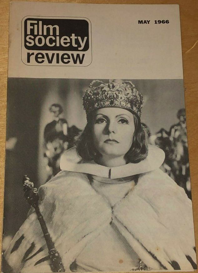 FILM SOCIETY REVIEW magazine side cover  May 1966