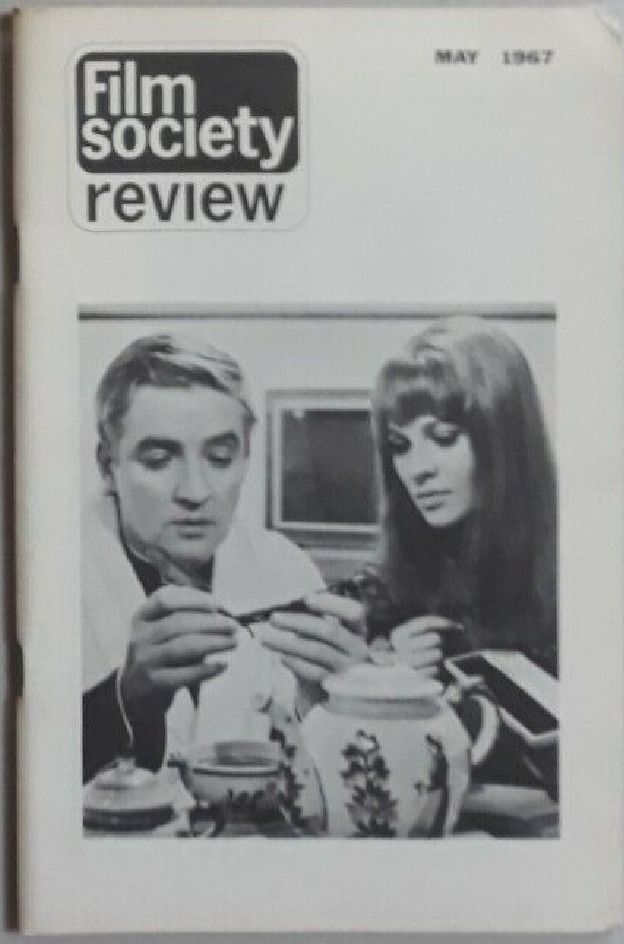 FILM SOCIETY REVIEW magazine side cover  May 1967