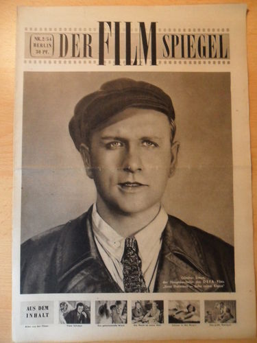 FILMSPIEGEL magazine side cover Issue 2  1954