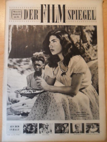 FILMSPIEGEL magazine side cover Issue 6  1954