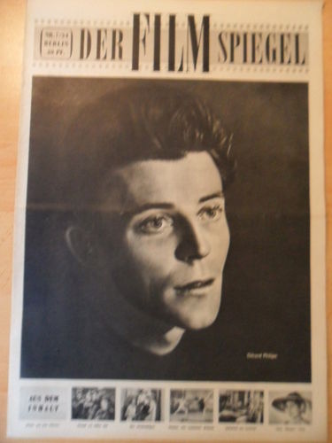 FILMSPIEGEL magazine side cover Issue 7  1954
