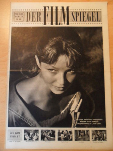 FILMSPIEGEL magazine side cover Issue 10  1954