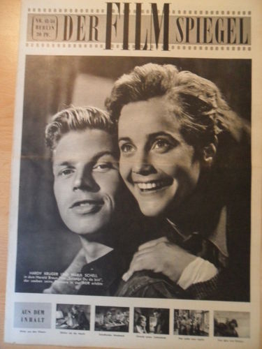 FILMSPIEGEL magazine side cover Issue 13  1954
