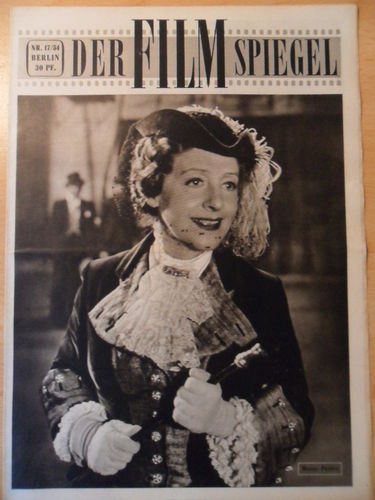 FILMSPIEGEL magazine side cover Issue 17  1954