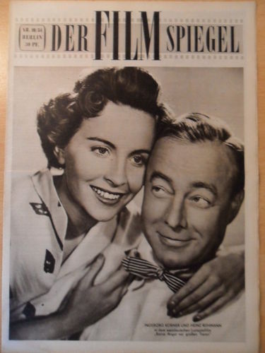 FILMSPIEGEL magazine side cover Issue 19  1954