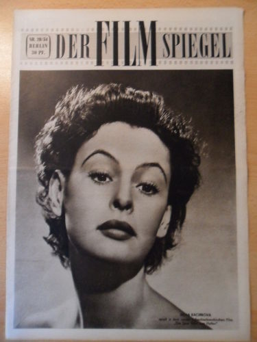 FILMSPIEGEL magazine side cover Issue 20  1954