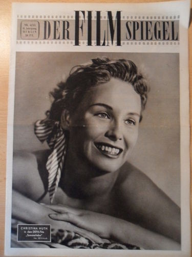 FILMSPIEGEL magazine side cover Issue 4  1955