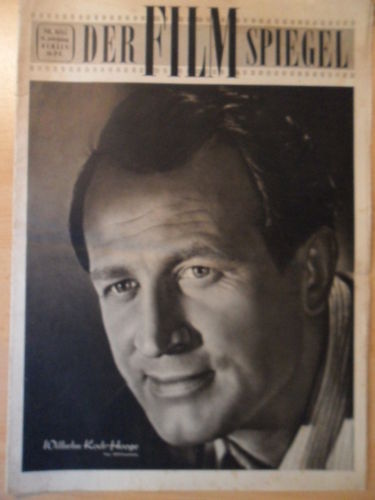 FILMSPIEGEL magazine side cover Issue 8  1955