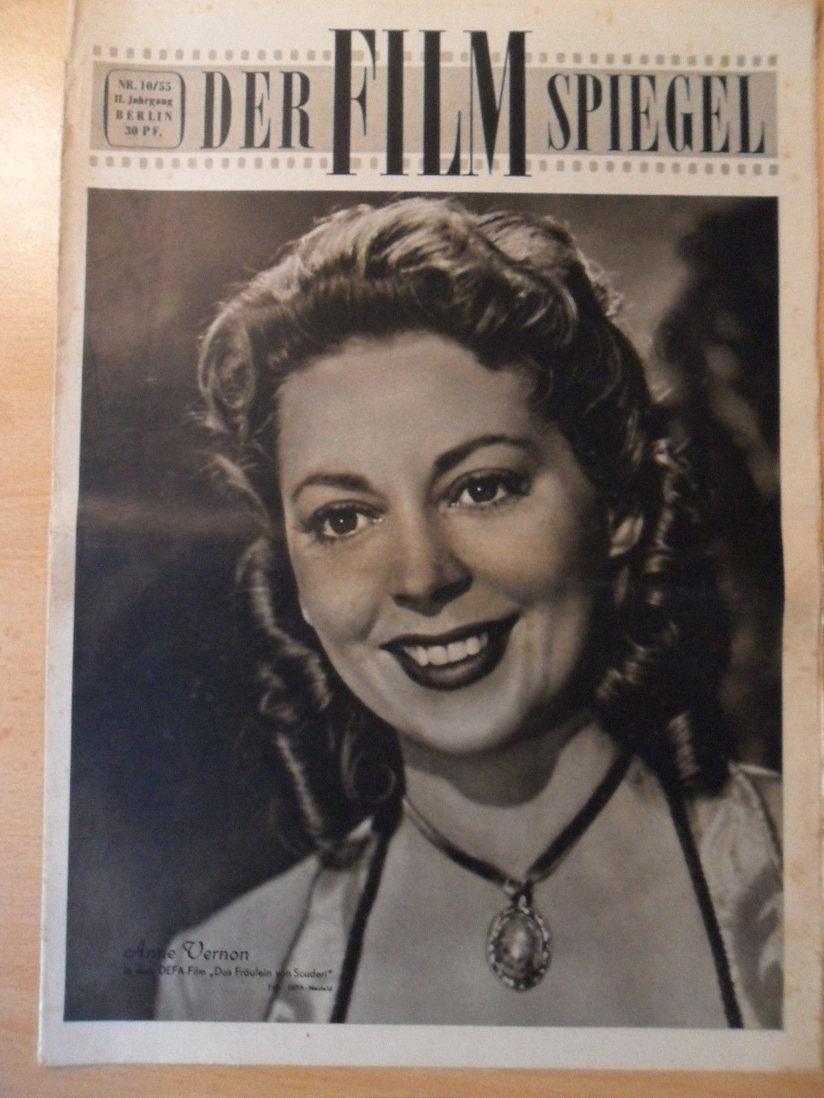 FILMSPIEGEL magazine side cover Issue 10  1955