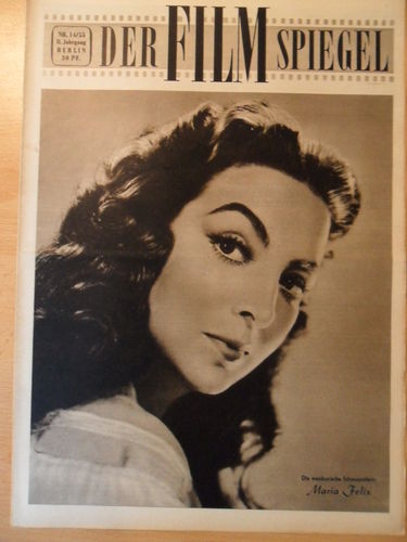 FILMSPIEGEL magazine side cover Issue 14  1955