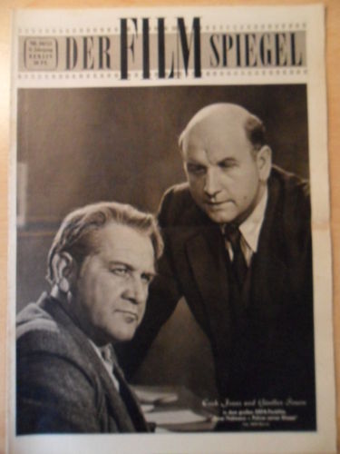 FILMSPIEGEL magazine side cover Issue 20  1955