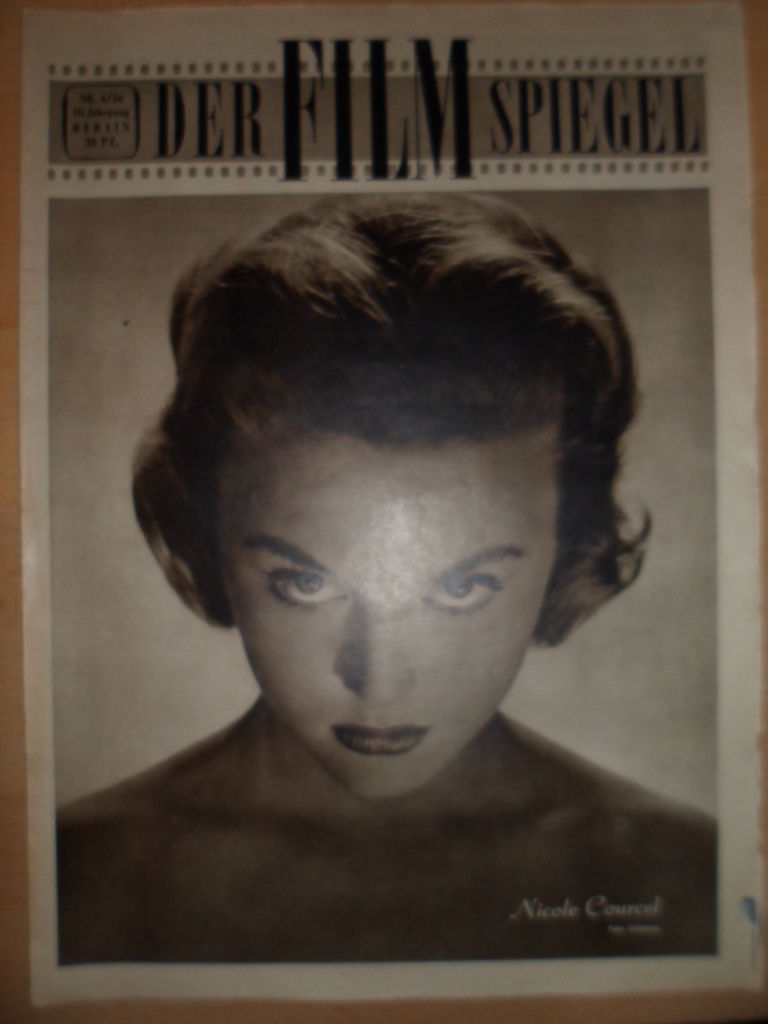 FILMSPIEGEL magazine side cover Issue 4  1956