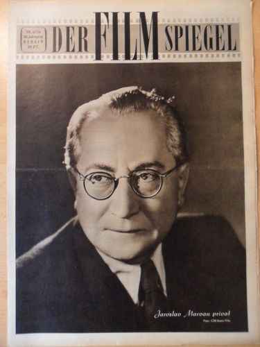 FILMSPIEGEL magazine side cover Issue 6  1956